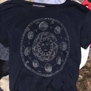 Brandy mevlile sundial crop top